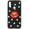 TOTO Cartoon Print Glass Case Xiaomi Redmi Note 7 Red Lips - зображення 1