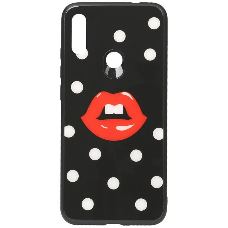 TOTO Cartoon Print Glass Case Xiaomi Redmi Note 7 Red Lips - зображення 1