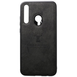   TOTO Deer Shell With Leather Effect Case Huawei P Smart+ 2019 Black