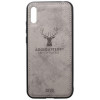 TOTO Deer Shell With Leather Effect Case Huawei Y6 2019 Gr_y - зображення 1