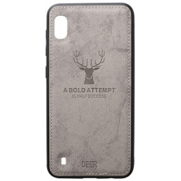   TOTO Deer Shell With Leather Effect Case Samsung Galaxy A10 Gr_y