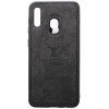 TOTO Deer Shell With Leather Effect Case Samsung Galaxy A20/A30 Black - зображення 1