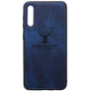 TOTO Deer Shell With Leather Effect Case Samsung Galaxy A40 Dark Blue - зображення 1