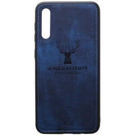   TOTO Deer Shell With Leather Effect Case Samsung Galaxy A40 Dark Blue