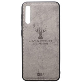   TOTO Deer Shell With Leather Effect Case Samsung Galaxy A40 Gr_y