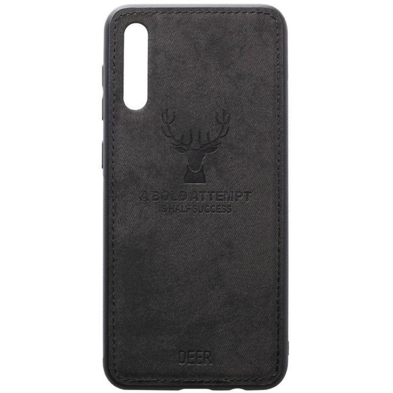 TOTO Deer Shell With Leather Effect Case Samsung Galaxy A50 Black - зображення 1