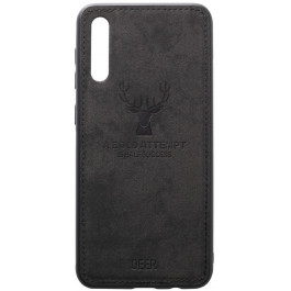 TOTO Deer Shell With Leather Effect Case Samsung Galaxy A50 Black