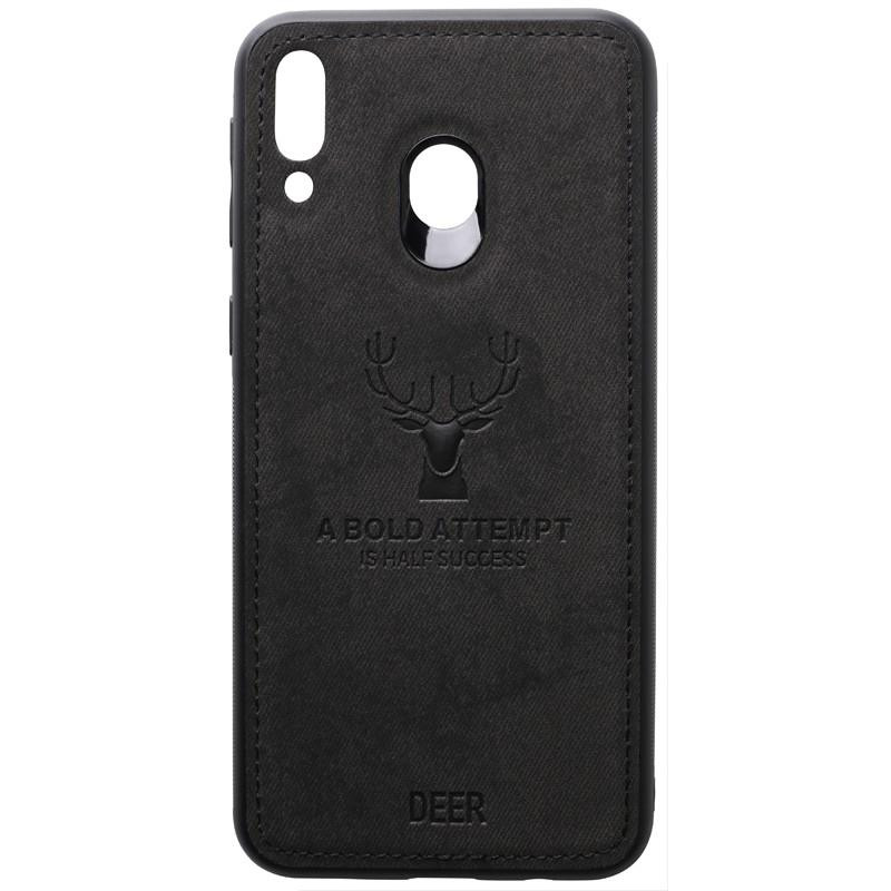 TOTO Deer Shell With Leather Effect Case Samsung Galaxy M20 Black - зображення 1