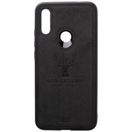   TOTO Deer Shell With Leather Effect Case Xiaomi Redmi 7 Black