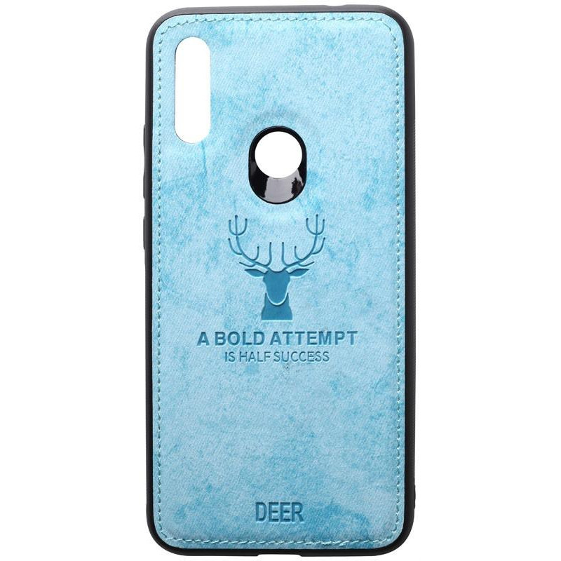 TOTO Deer Shell With Leather Effect Case Xiaomi Redmi 7 Blue - зображення 1