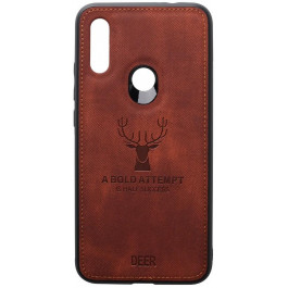 TOTO Deer Shell With Leather Effect Case Xiaomi Redmi 7 Brown