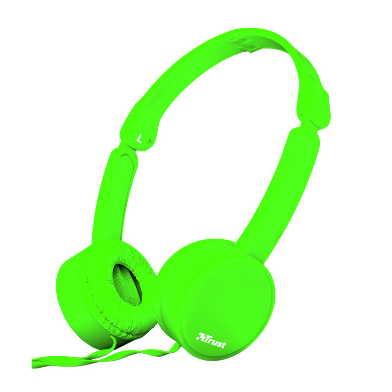 Trust Nano Foldable Headphones green (23101) - зображення 1