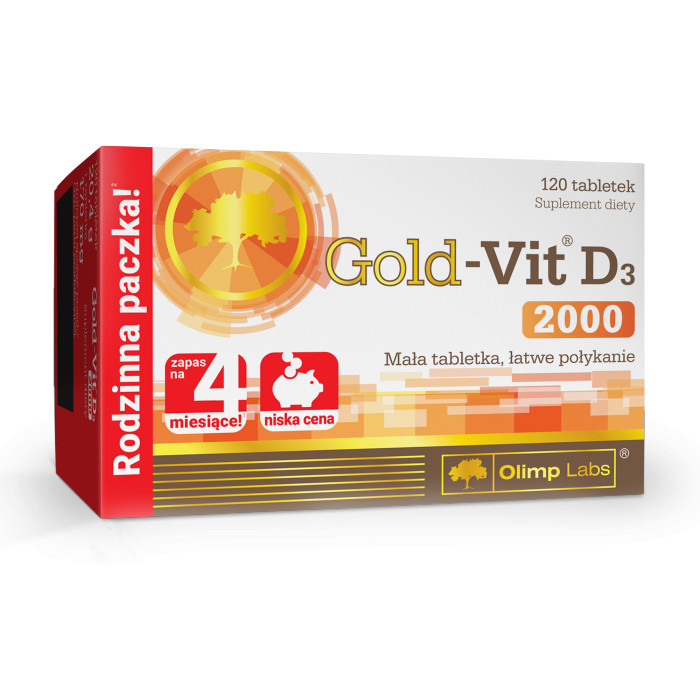 Olimp Gold-Vit D3 2000 120 tabs - зображення 1