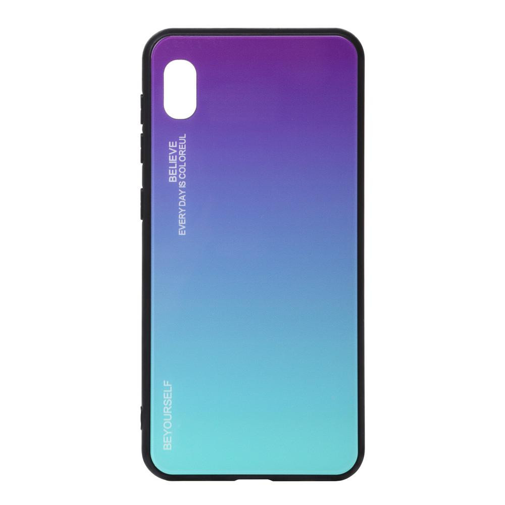 BeCover Gradient Glass для Xiaomi Redmi 7A Purple-Blue (703891) - зображення 1