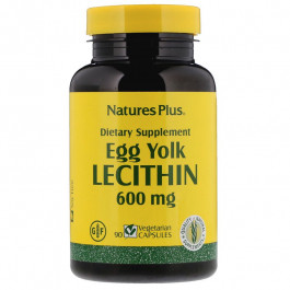 Nature's Plus Egg Yolk Lecithin 600 mg 90 caps