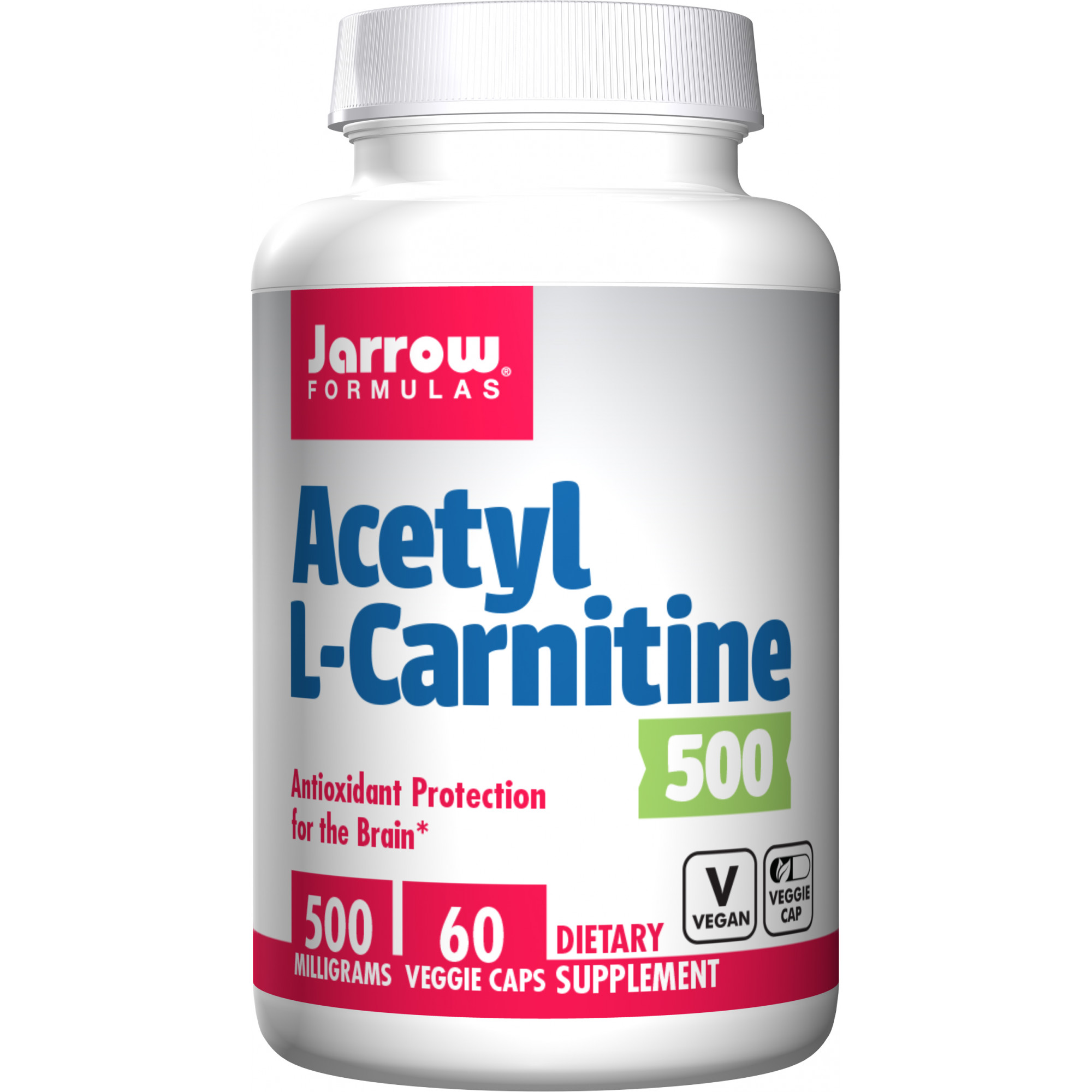 Jarrow Formulas Acetyl L-Carnitine 500 mg 60 caps - зображення 1