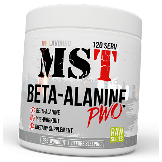 MST Nutrition Beta-Alanine PWO 300 g /120 servings/ Unflavored - зображення 1