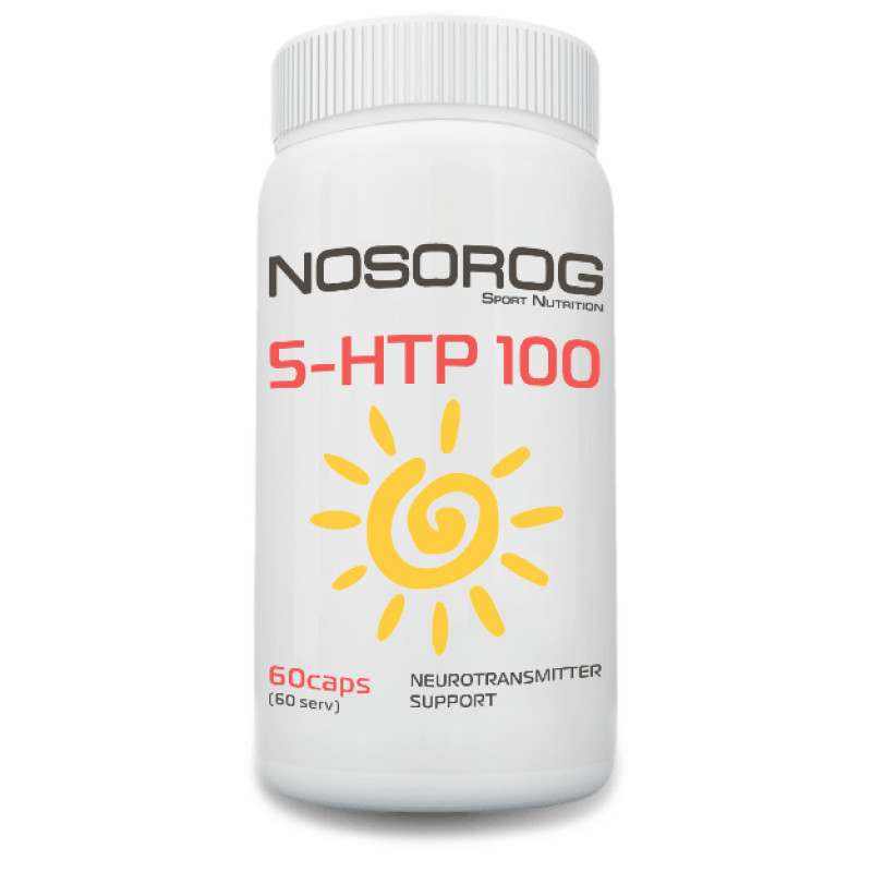 Nosorog 5-HTP 100 60 caps - зображення 1