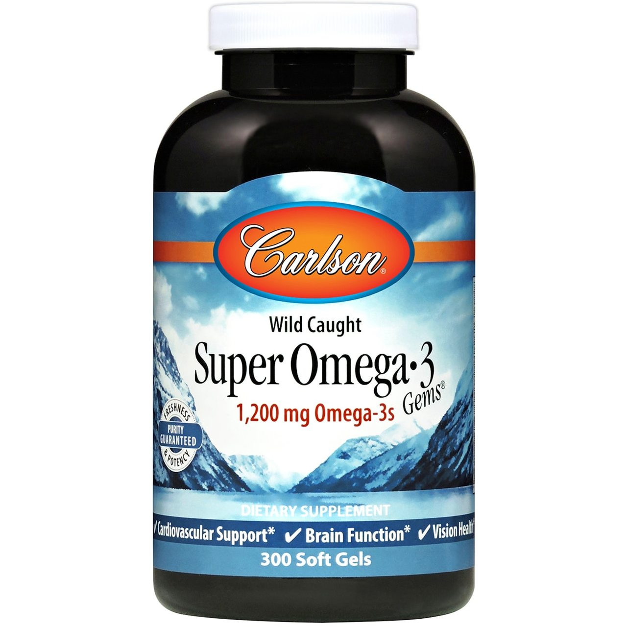 Carlson Labs Super Omega-3 Gems 300 caps - зображення 1