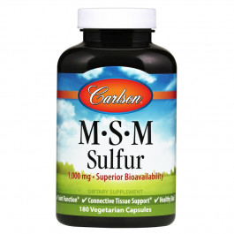 Carlson Labs MSM Sulfur 180 caps