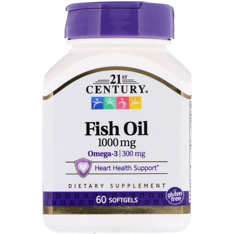 21st Century Fish Oil 1000 mg 60 caps - зображення 1