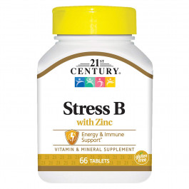   21st Century Stress B with Zinc 66 tabs