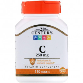 21st Century Vitamin C 250 mg 110 tabs