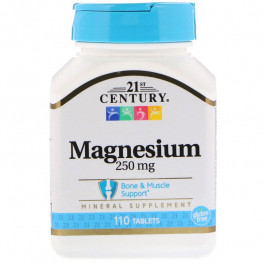 21st Century Magnesium 250 mg 110 tabs
