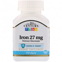 21st Century Iron 27 mg 110 tabs