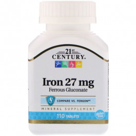   21st Century Iron 27 mg 110 tabs