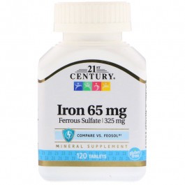 21st Century Iron 65 mg 120 tabs