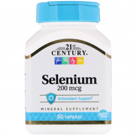 21st Century Selenium 200 mcg 60 caps