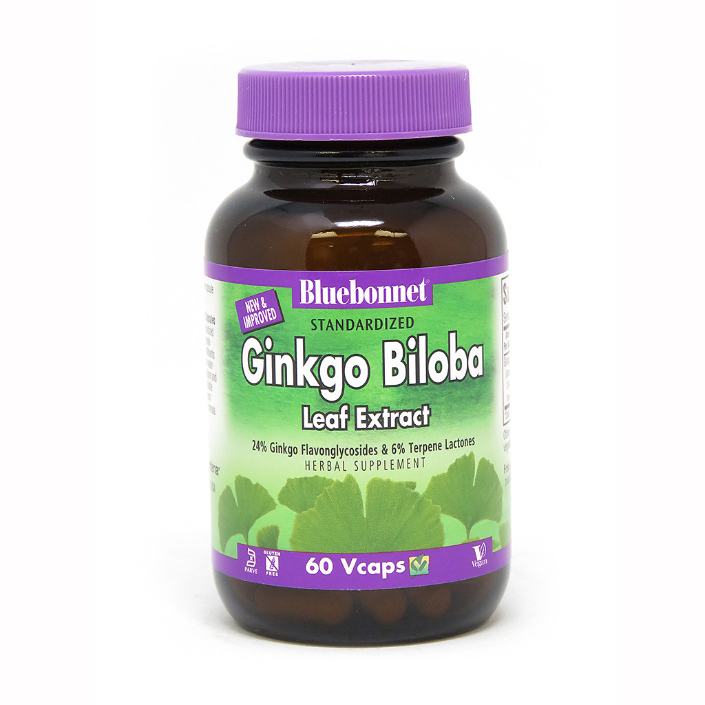 Bluebonnet Nutrition Standardized Ginkgo Biloba Leaf Extract 60 caps - зображення 1