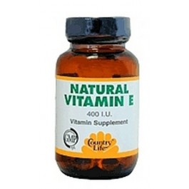 Country Life Natural Vitamin E 400 I.U. 60 caps