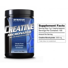 Dymatize Creatine Micronized 500 g /100 servings/ Unflavored