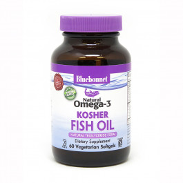 Bluebonnet Nutrition Omega-3 Kosher Fish Oil 60 caps
