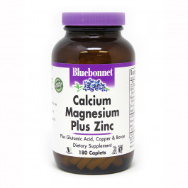 Bluebonnet Nutrition Calcium Magnesium Plus Zinc 180 caps