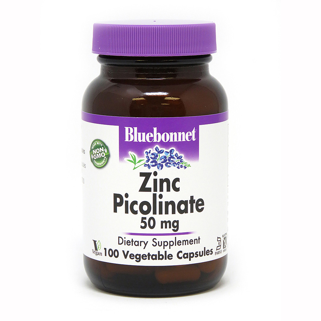 Bluebonnet Nutrition Zinc Picolinate 50 mg 100 caps - зображення 1
