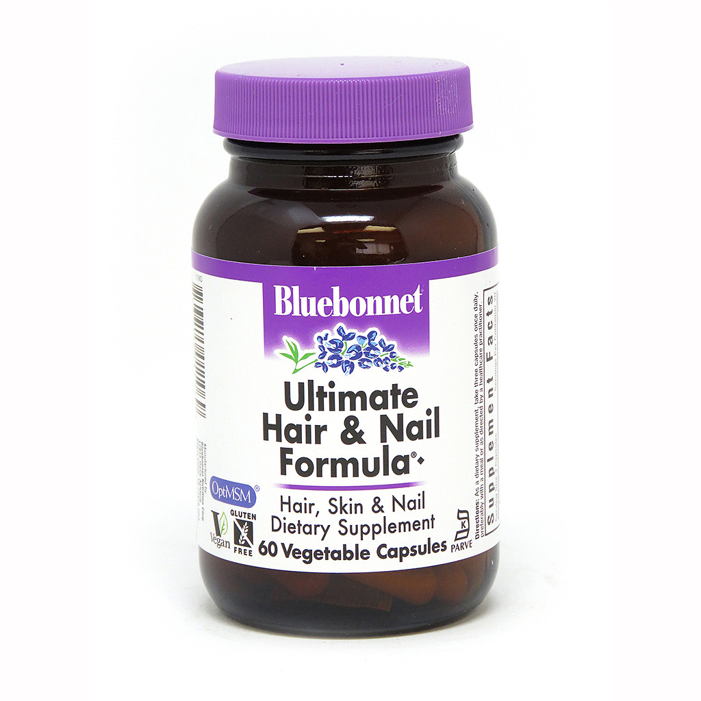 Bluebonnet Nutrition Ultimate Hair & Nail Formula 60 caps - зображення 1