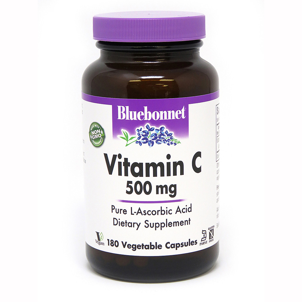 Bluebonnet Nutrition Vitamin C 500 mg 180 caps - зображення 1