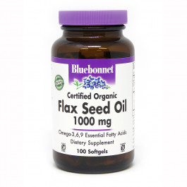 Bluebonnet Nutrition Flax Seed Oil 1000 mg 100 caps