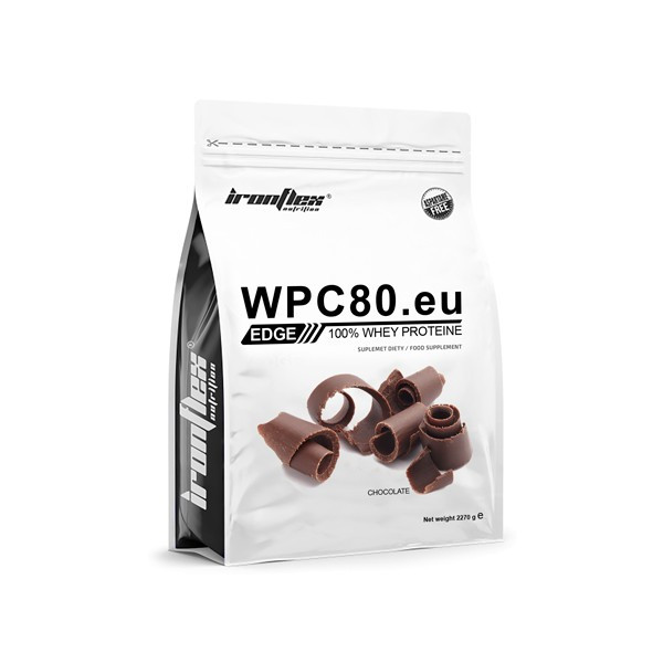 IronFlex Nutrition WPC80.eu EDGE 2270 g /75 servings/ Chocolate - зображення 1
