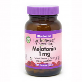Bluebonnet Nutrition EarthSweet Chewables Melatonin 1 mg 120 tabs Natural Raspberry