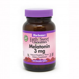Bluebonnet Nutrition EarthSweet Chewables Melatonin 3 mg 120 tabs Natural Raspberry