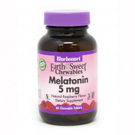 Bluebonnet Nutrition EarthSweet Chewables Melatonin 5 mg 60 tabs Natural Raspberry
