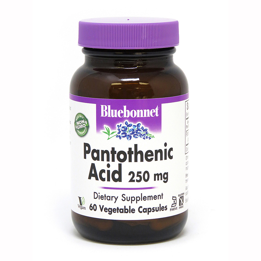 Bluebonnet Nutrition Pantothenic Acid 250 mg 60 caps - зображення 1