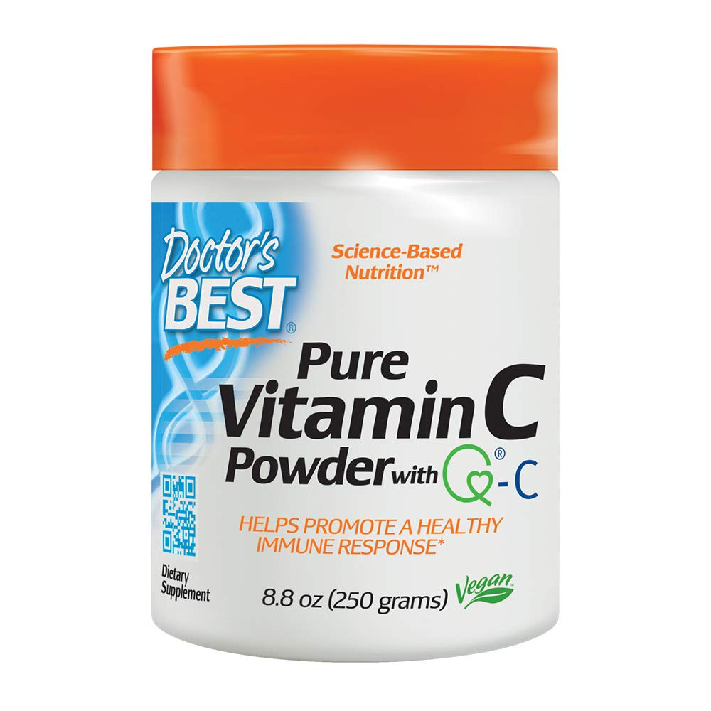 Doctor's Best Vitamin C Powder with Quali-C 1000 mg 250 g /250 servings/ Pure - зображення 1