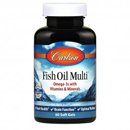 Carlson Labs Fish Oil Multi 60 caps