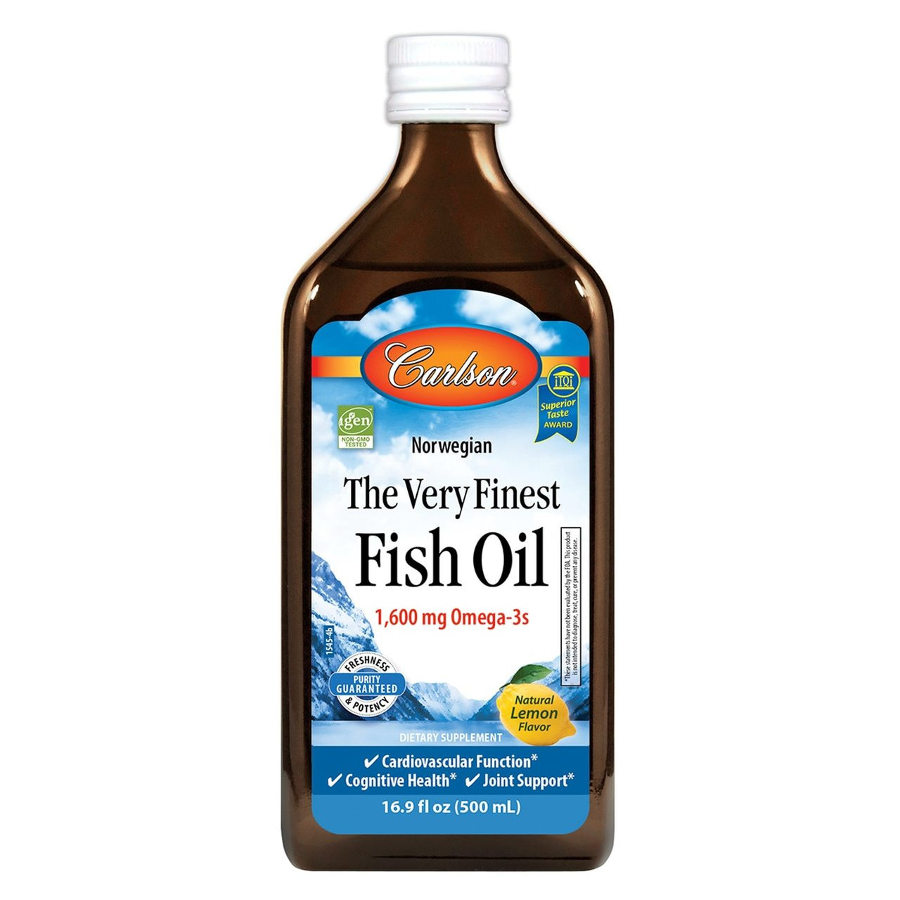 Carlson Labs The Very Finest Fish Oil Liquid 500 ml - зображення 1