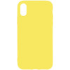 TOTO 1mm Matt TPU Case Apple iPhone XS Max Yellow - зображення 1